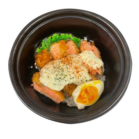 「サーモンフライ」タルタル丼