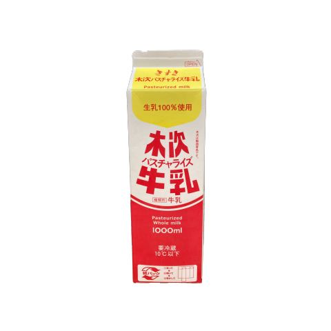 【B1F オーガニックプラザ】木次パスチャライズ牛乳1L