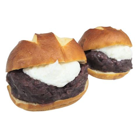 もりもり餡ホイップバーガー