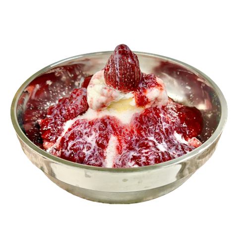 かき混ぜて食べる！ビビンバかき氷