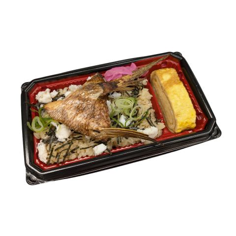 愛媛県産真鯛　カマのせ鯛めし
