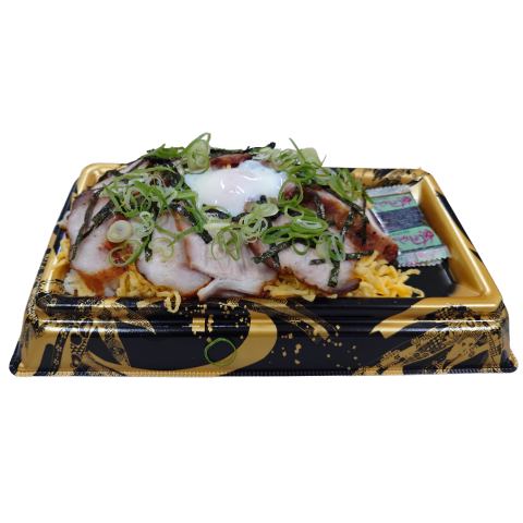 でぇれぇ焼豚めし〜温泉玉子とともに〜