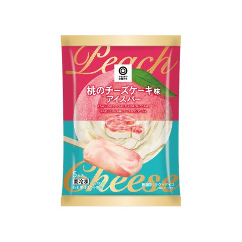 みなさまのお墨付き 桃のチーズケーキ味アイスバー