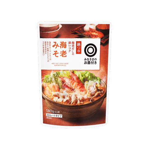 みなさまのお墨付き　鍋つゆ海老みそ