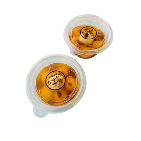 自社製もちもち焼き団子の冷やしみたらし