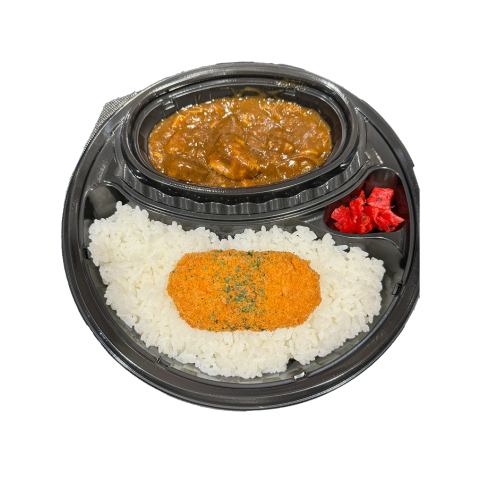 カニクリームコロッケのせシーフードカレー（並）