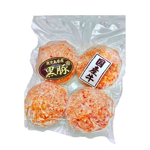 国産牛＆鹿児島県産黒豚！手造りハンバーグ