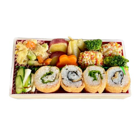 手軽にパクっと「くるくるいなり弁当」